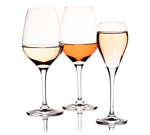 Vinglas med vin från Annebergs vingård